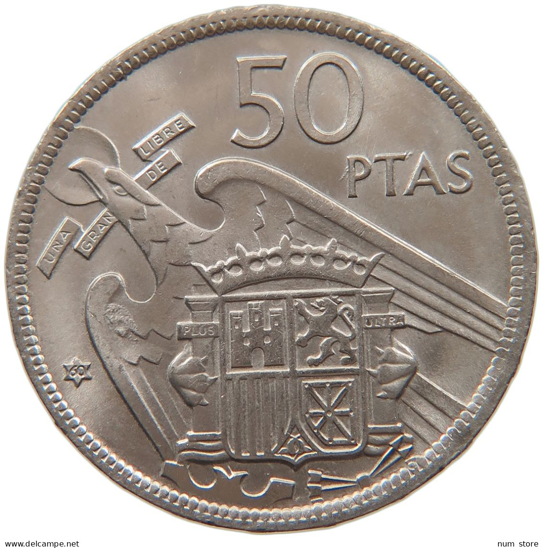 SPAIN 50 PESETAS 1957 60  #MA 059678 - 50 Pesetas