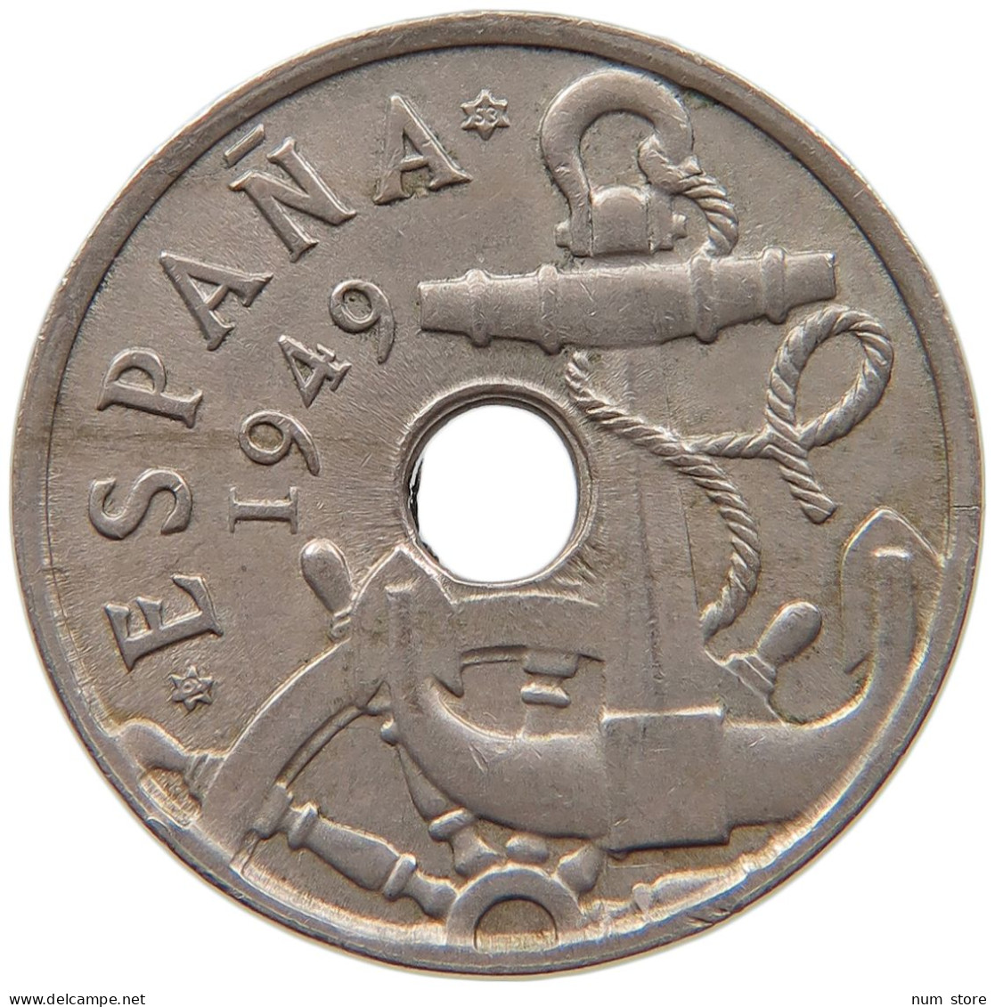 SPAIN 50 CENTIMOS 1949 53  #MA 065673 - 50 Céntimos