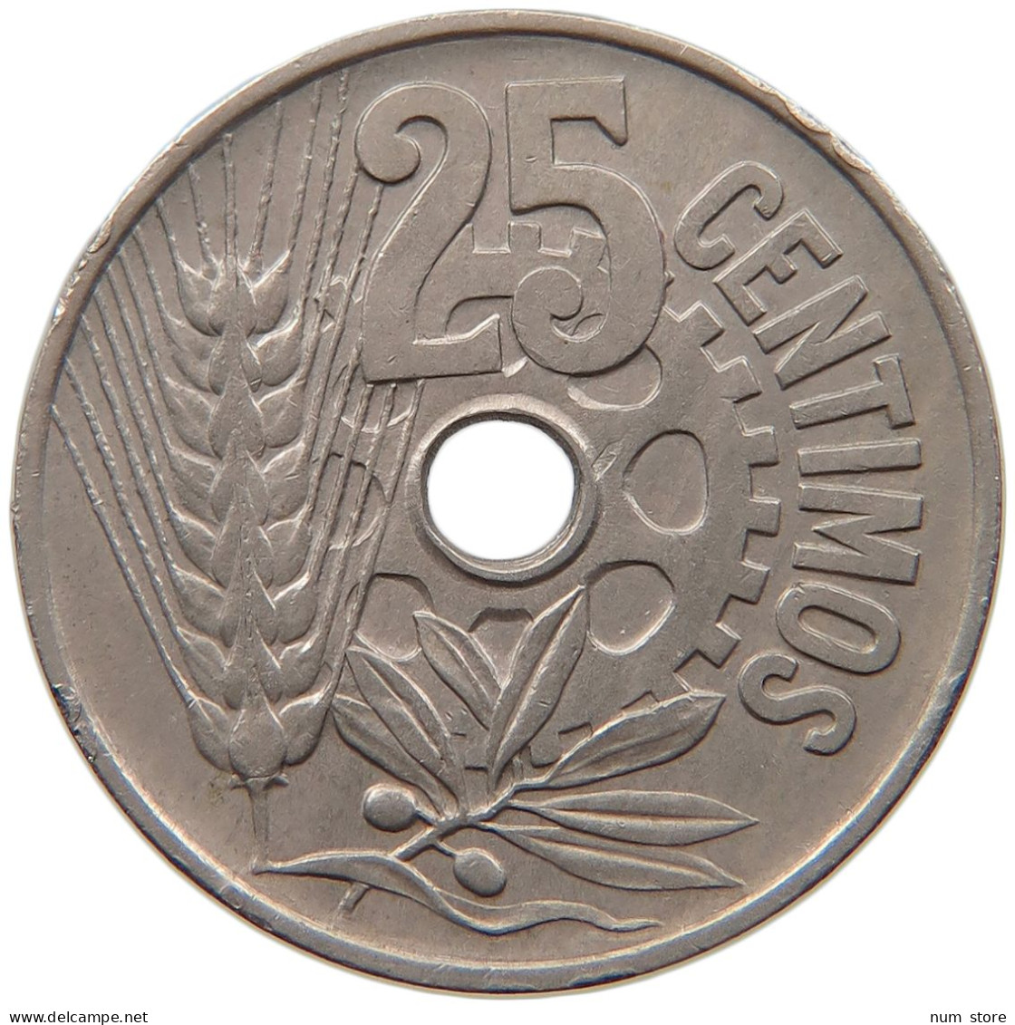 SPAIN 25 CENTIMOS 1934 ALFONSO XIII. (1886–1941) #MA 065671 - 25 Centimos