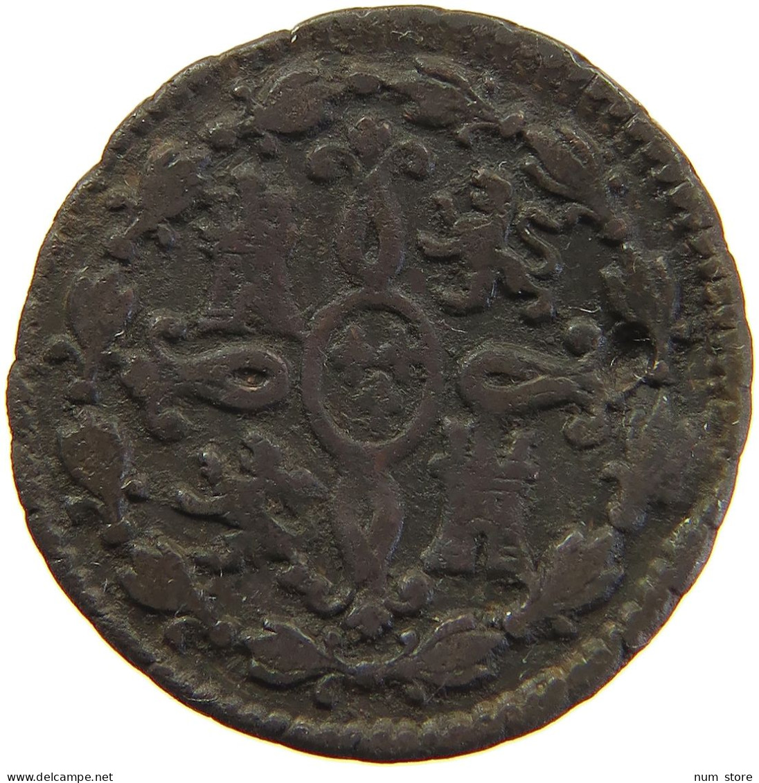 SPAIN 2 MARAVEDIS 1796 CARLOS IV, 1788-1808 #MA 059630 - First Minting