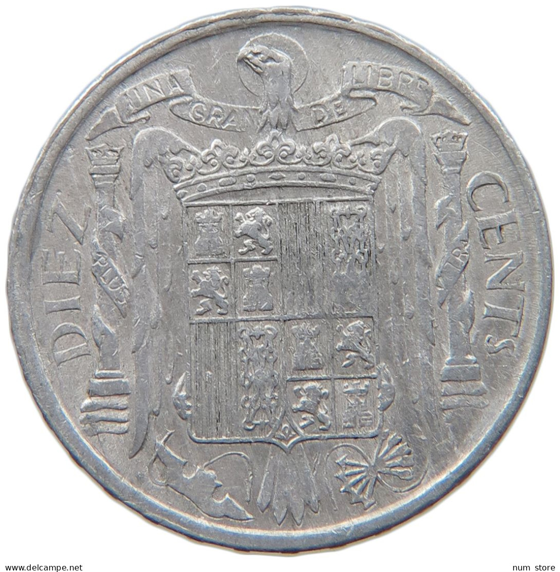 SPAIN 10 CENTIMOS 1953  #MA 067502 - 10 Céntimos