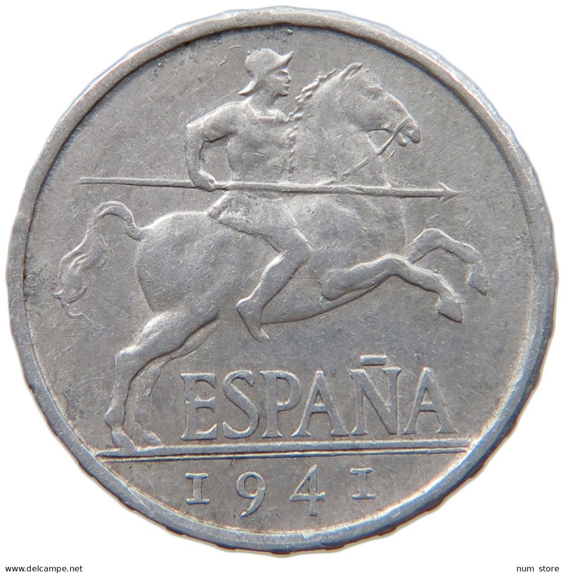 SPAIN 10 CENTIMOS 1941  #MA 065677 - 10 Centiemen