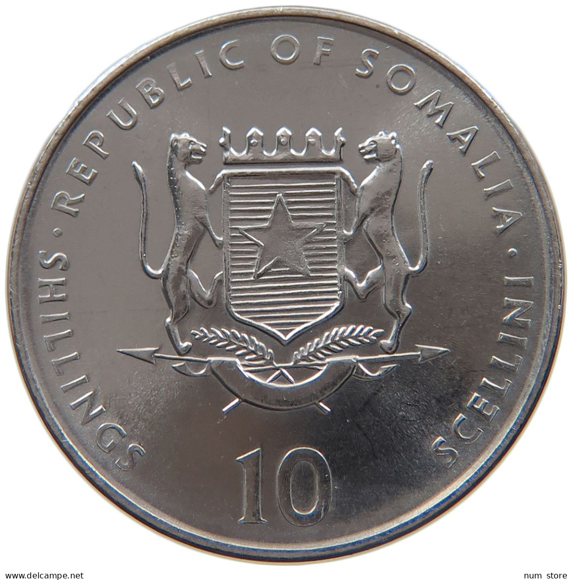 SOMALIA 10 SHILLINGS 2000  #MA 067367 - Somalia