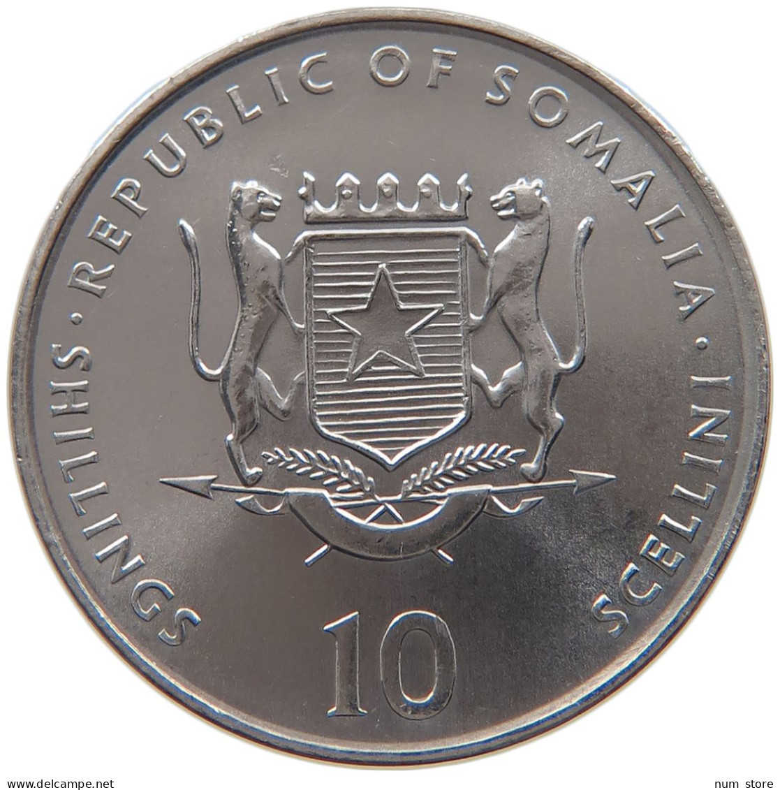 SOMALIA 10 SHILLINGS 2000  #MA 067366 - Somalië