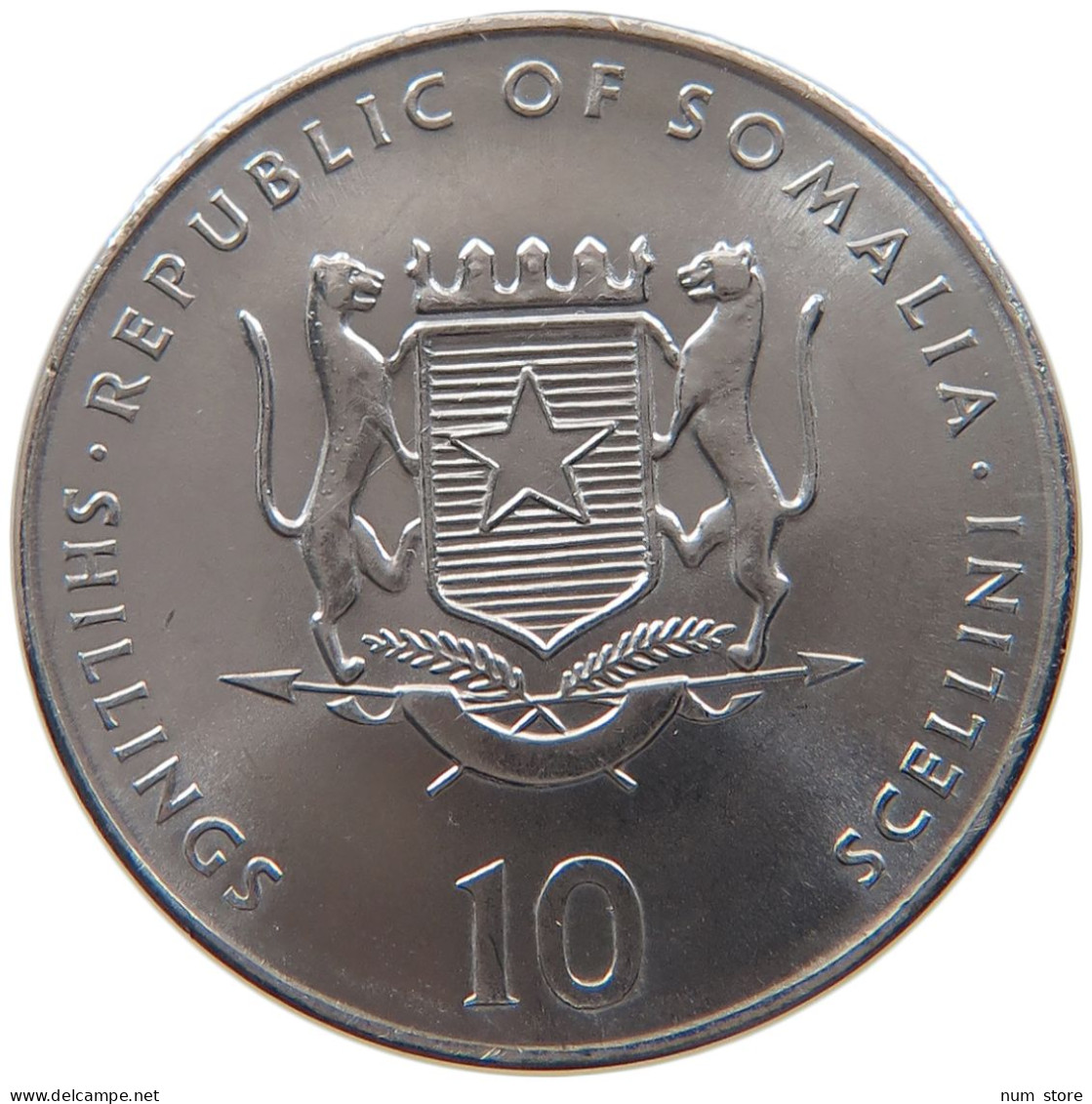 SOMALIA 10 SHILLINGS 2000  #MA 067369 - Somalië