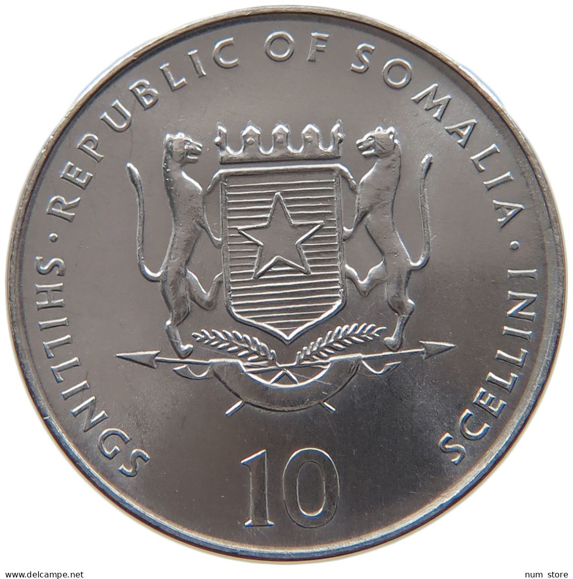 SOMALIA 10 SHILLINGS 2000  #MA 067362 - Somalia