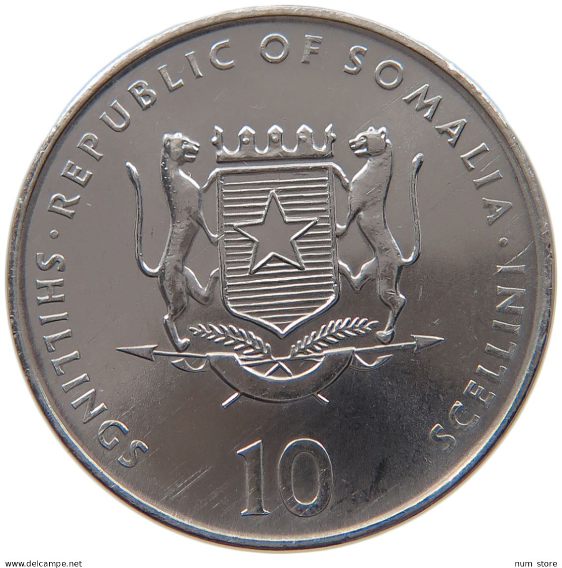 SOMALIA 10 SHILLINGS 2000  #MA 067363 - Somalia