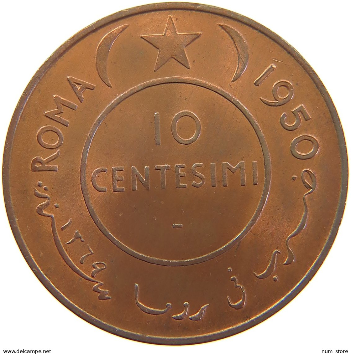 SOMALIA 10 CENTESIMI 1950  #MA 065012 - Somalië