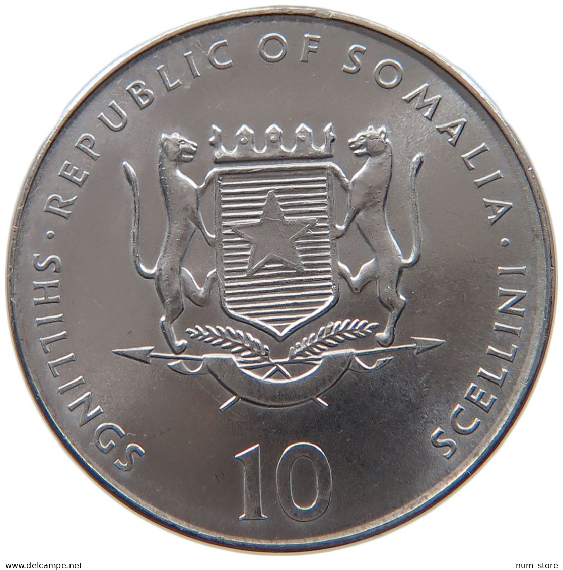 SOMALIA 10 SHILLINGS 2000  #MA 067359 - Somalië