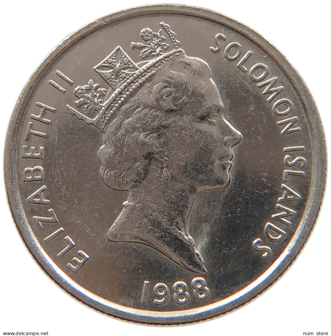 SOLOMON ISLANDS 5 CENTS 1988 ELIZABETH II. (1952-) #MA 065852 - Salomon