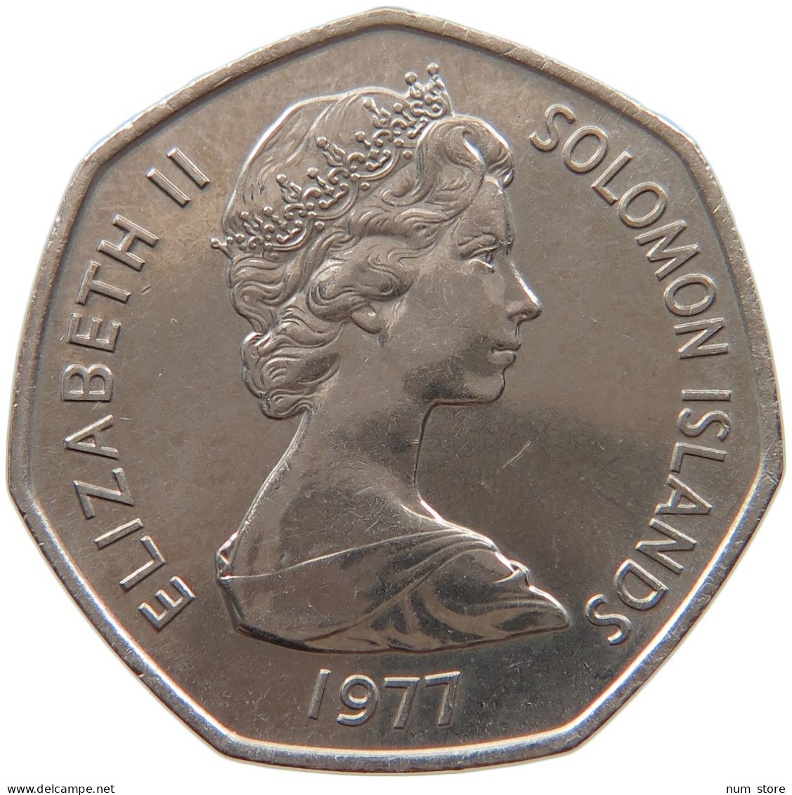 SOLOMON ISLANDS DOLLAR 1977 ELIZABETH II. (1952-) #MA 065815 - Solomoneilanden