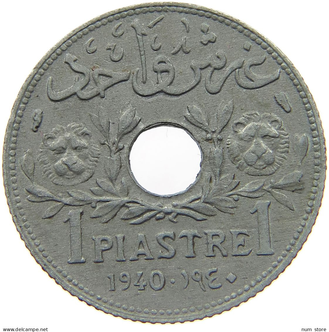 SYRIA PIASTRE 1940  #MA 023204 - Syrië