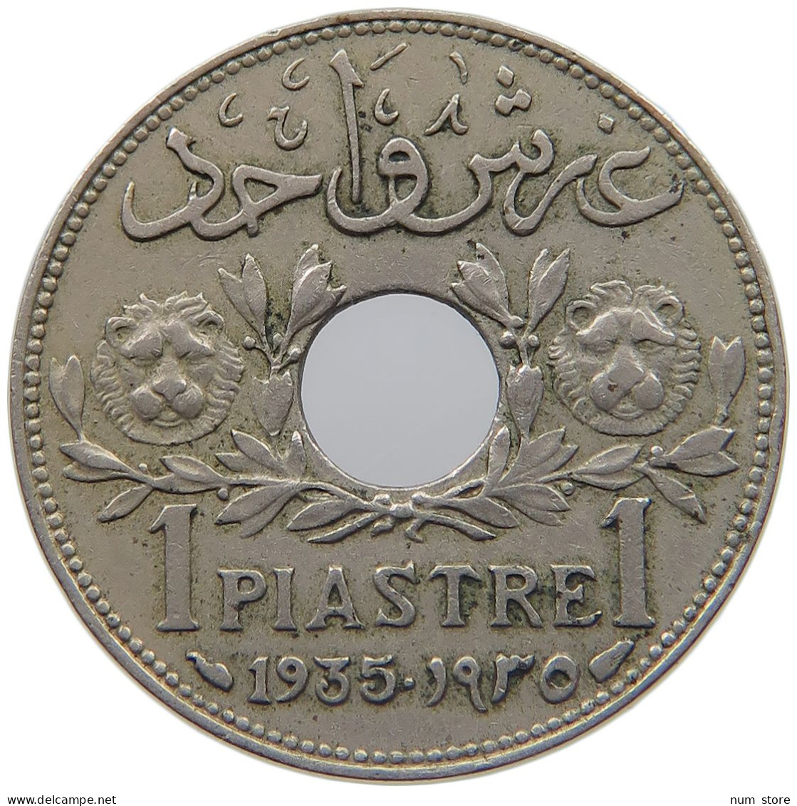 SYRIA PIASTRE 1935  #MA 023205 - Syria