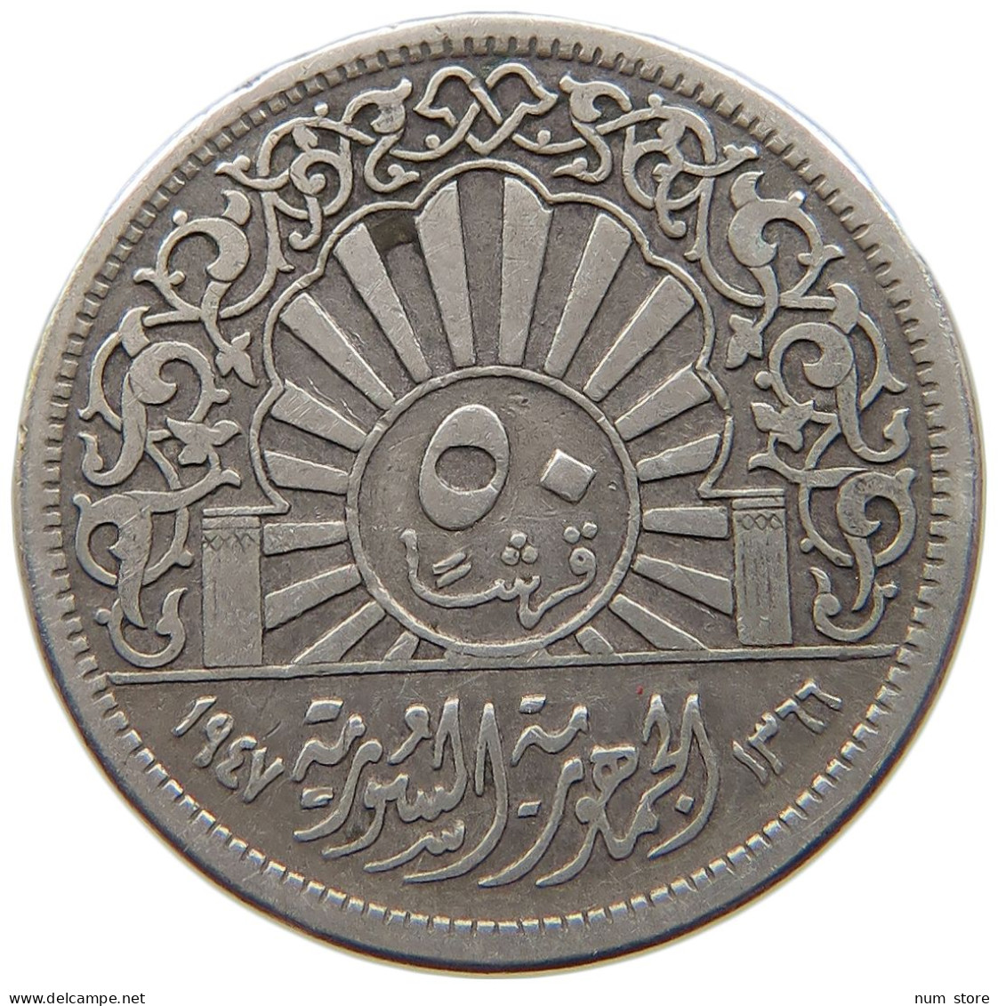 SYRIA 50 PIASTRES 1947  #MA 019067 - Syrien