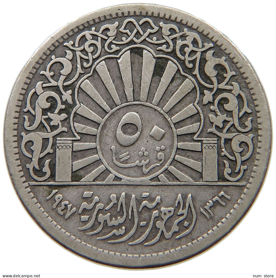 SYRIA 50 PIASTRES 1947  #MA 019064 - Syria