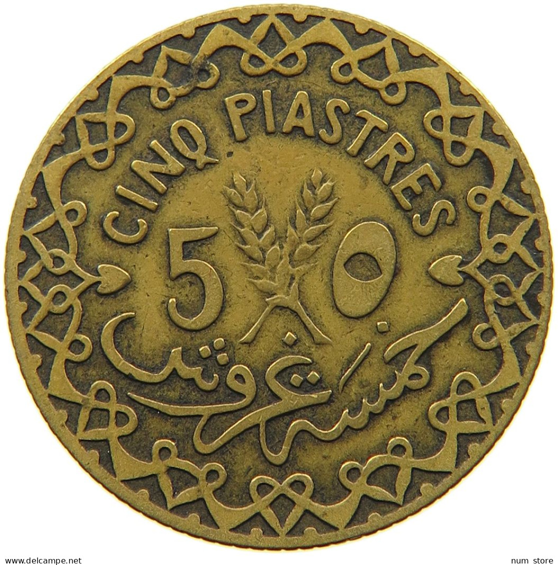 SYRIA 5 PIASTRES 1935  #MA 010819 - Syria