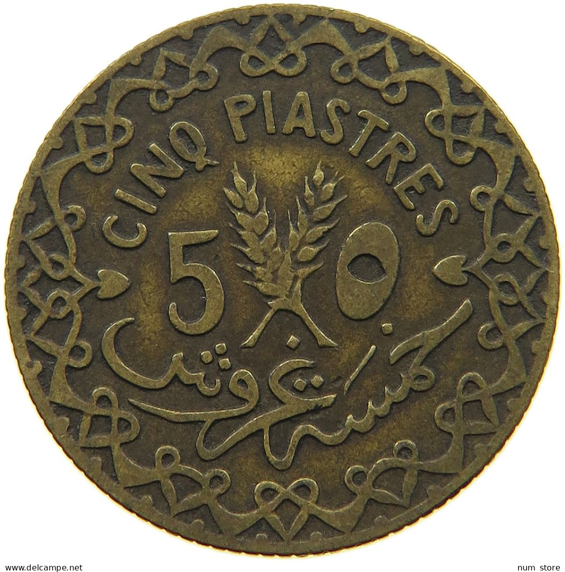 SYRIA 5 PIASTRES 1935  #MA 019079 - Syria