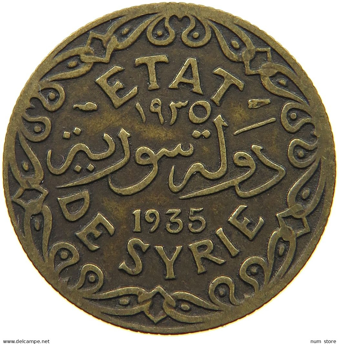 SYRIA 5 PIASTRES 1935  #MA 019079 - Syrien