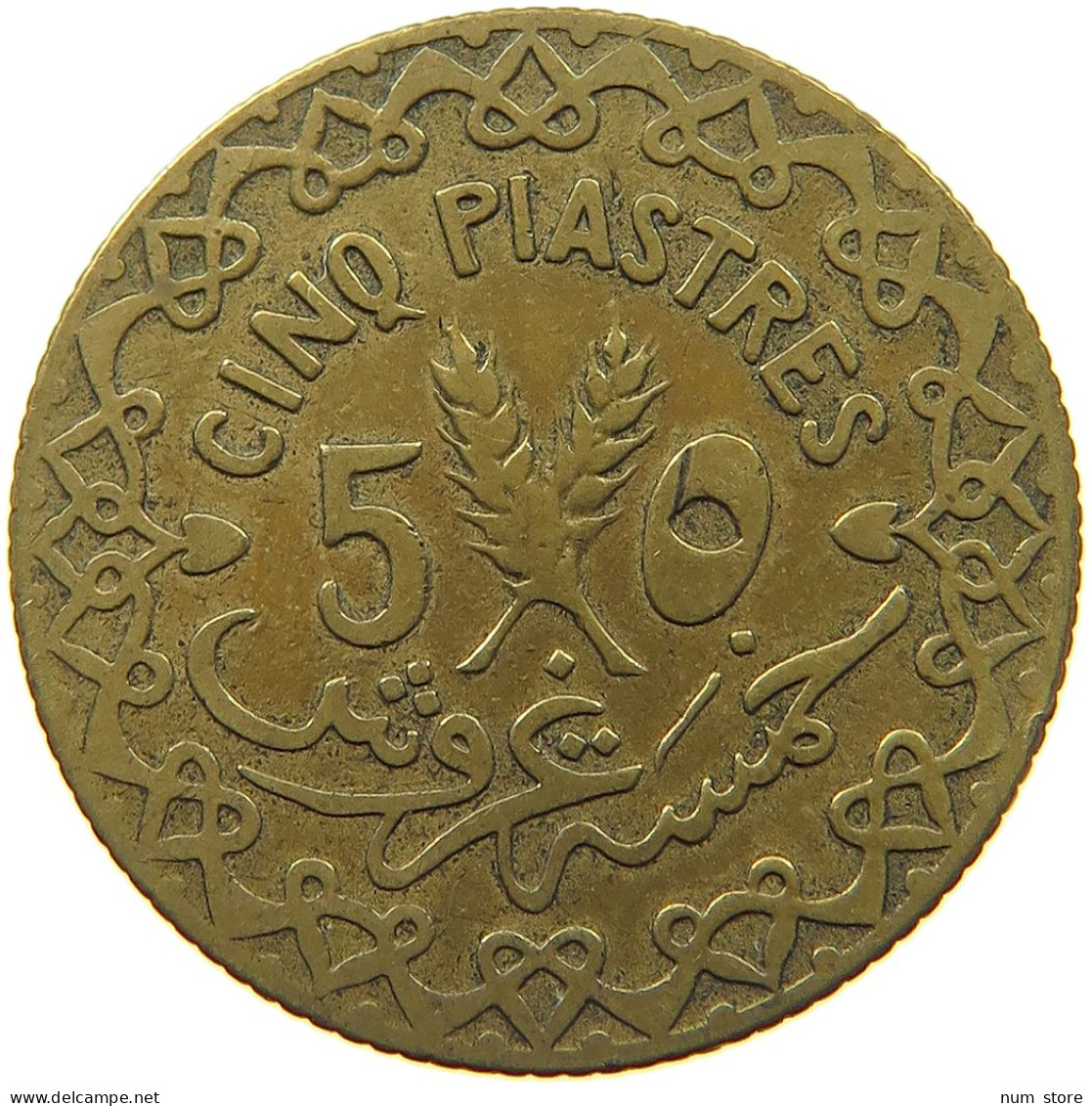 SYRIA 5 PIASTRES 1935  #MA 019077 - Syria