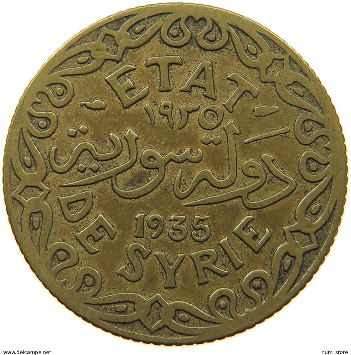 SYRIA 5 PIASTRES 1935  #MA 019077 - Syrië