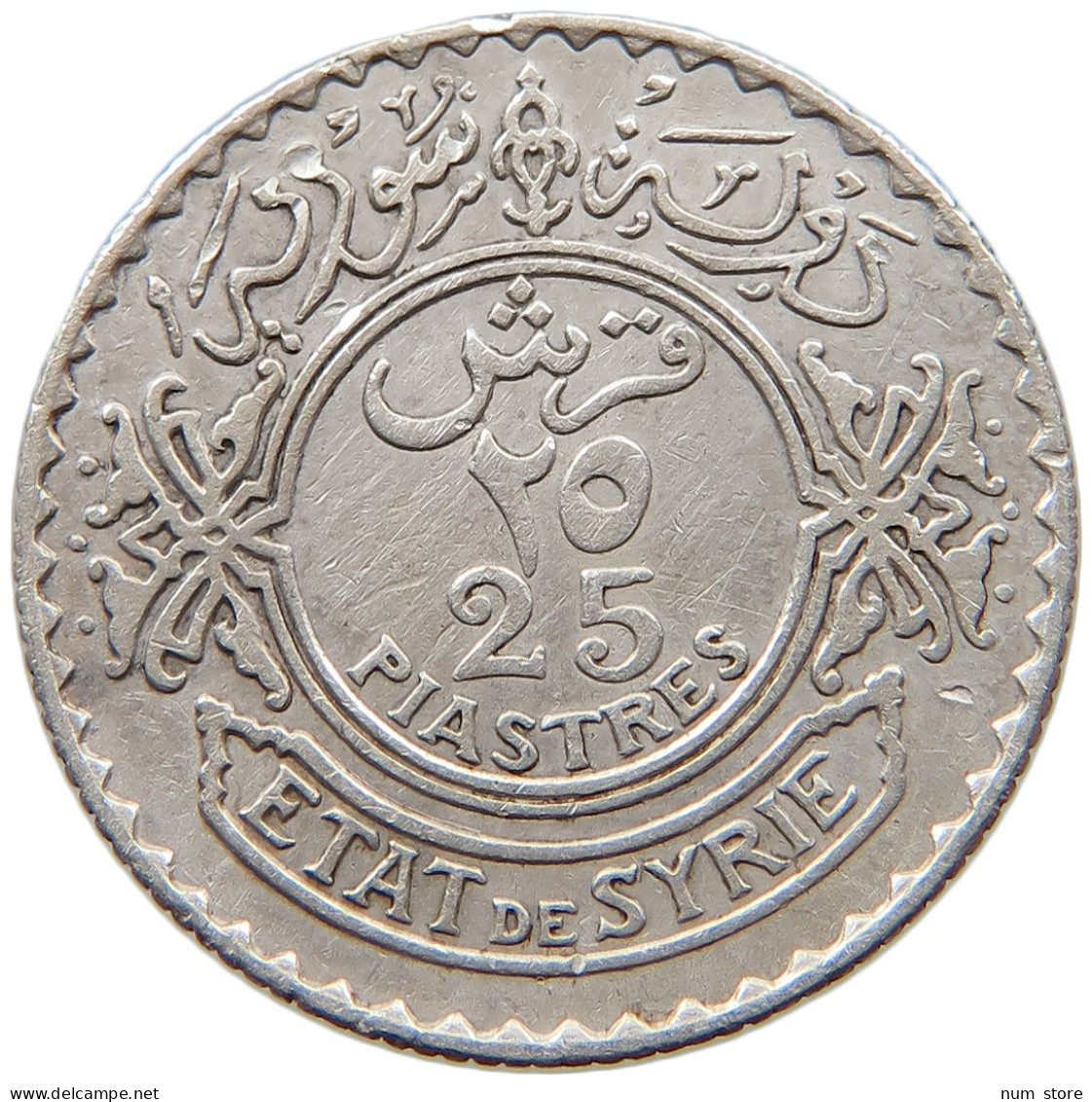 SYRIA 25 PIASTRES 1937  #MA 017637 - Syrië