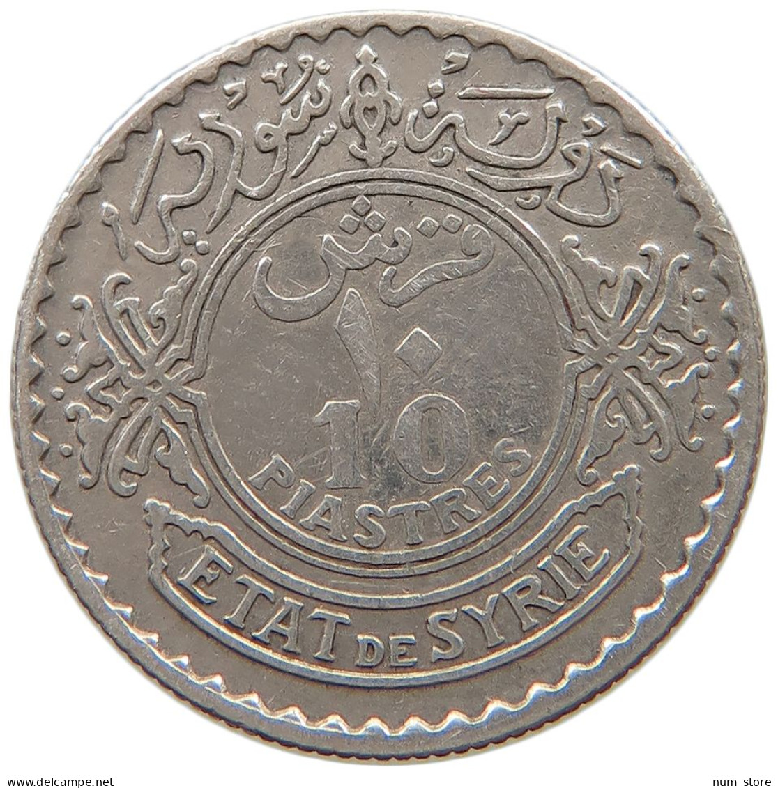 SYRIA 10 PIASTRES 1929  #MA 020788 - Siria