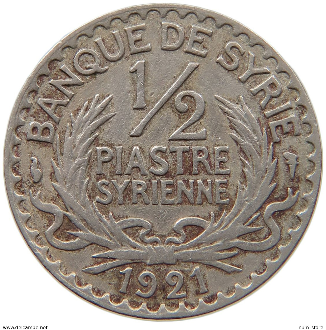 SYRIA 1/2 PIASTRE 1921  #MA 063981 - Syria