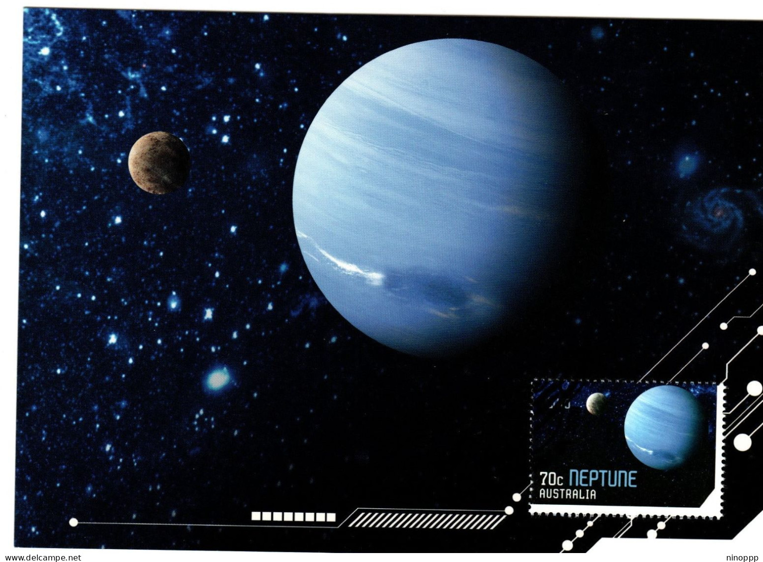Australia 2015  Our Solar System,Neptune ,maximum Card - Cartes-Maximum (CM)