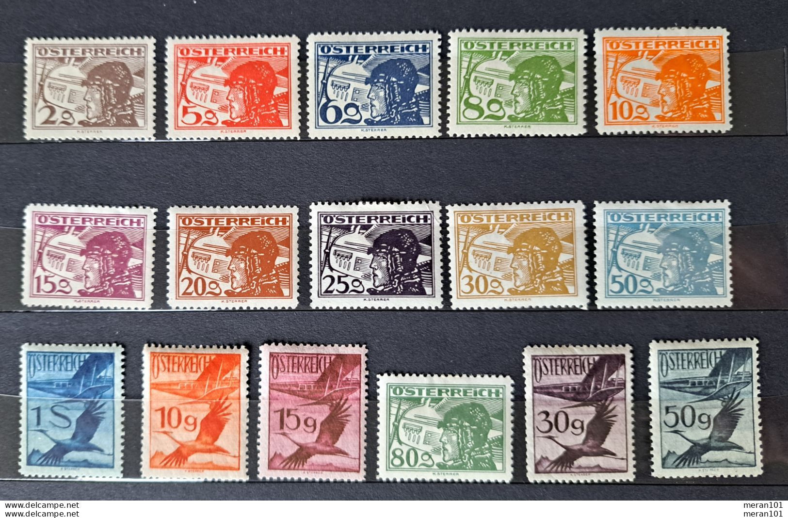 Österreich Flugpost 1925/30, Partie MH(ungebraucht) - Ungebraucht