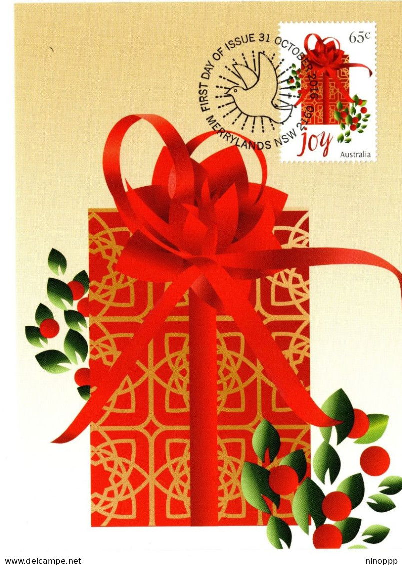 Australia 2016  Christmas,Joy,maximum Card - Cartes-Maximum (CM)