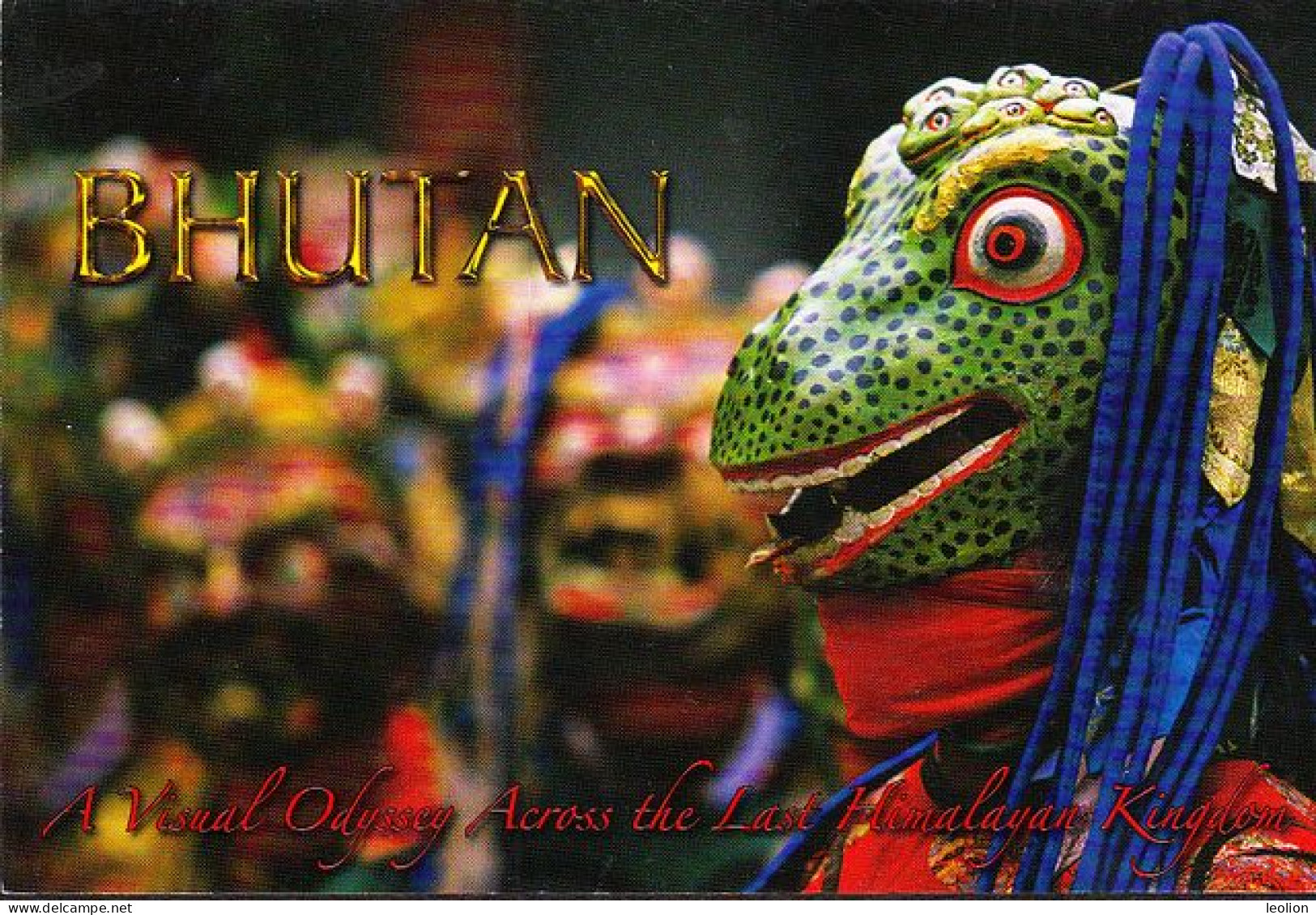 BHUTAN Mask Dancer In Trongsa Friendly Planet  Picture Postcard BHOUTAN - Butan