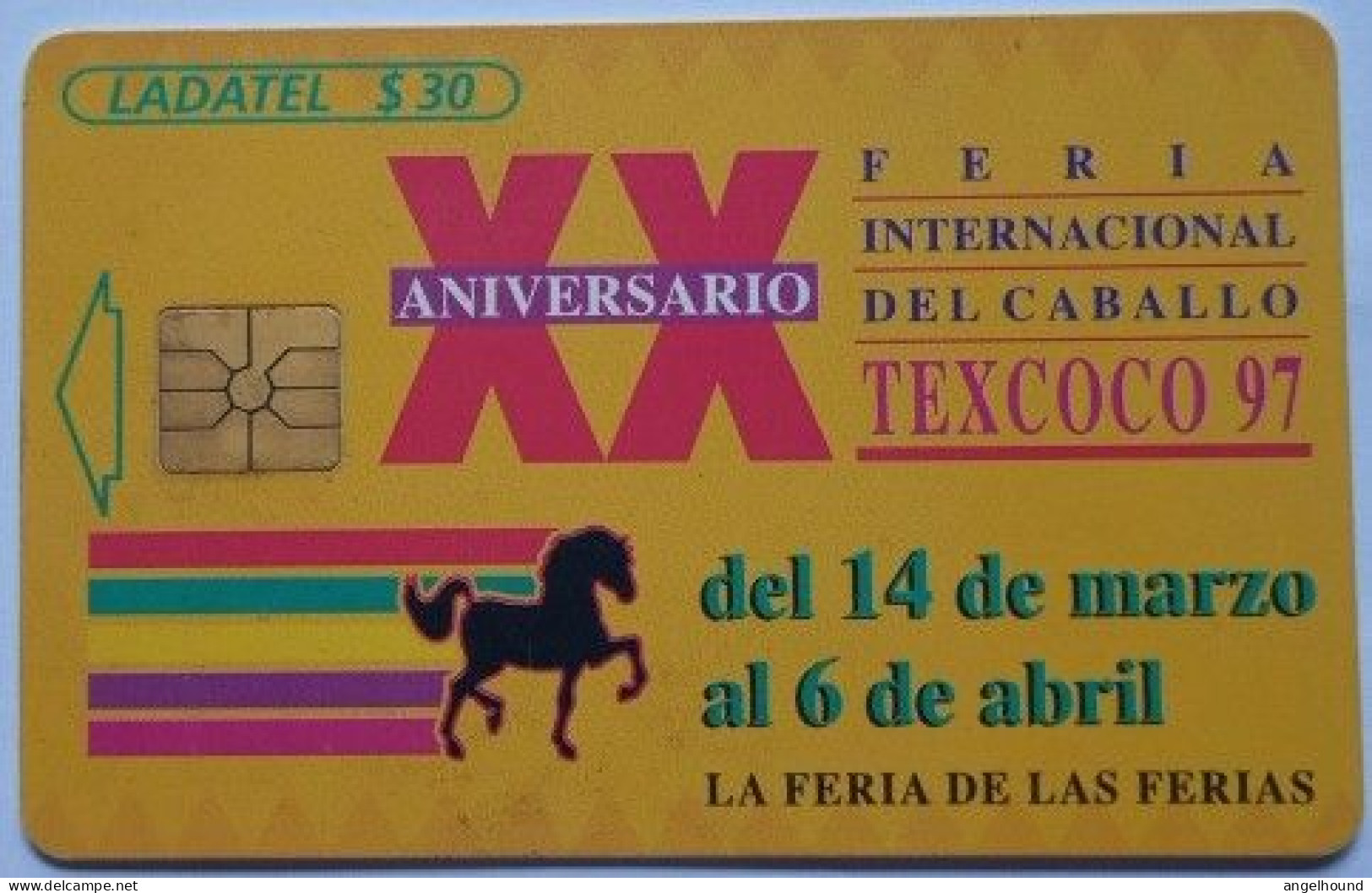 Mexico Ladatel $30 Chip Card - Feria Texcoco 1997 - Mexique