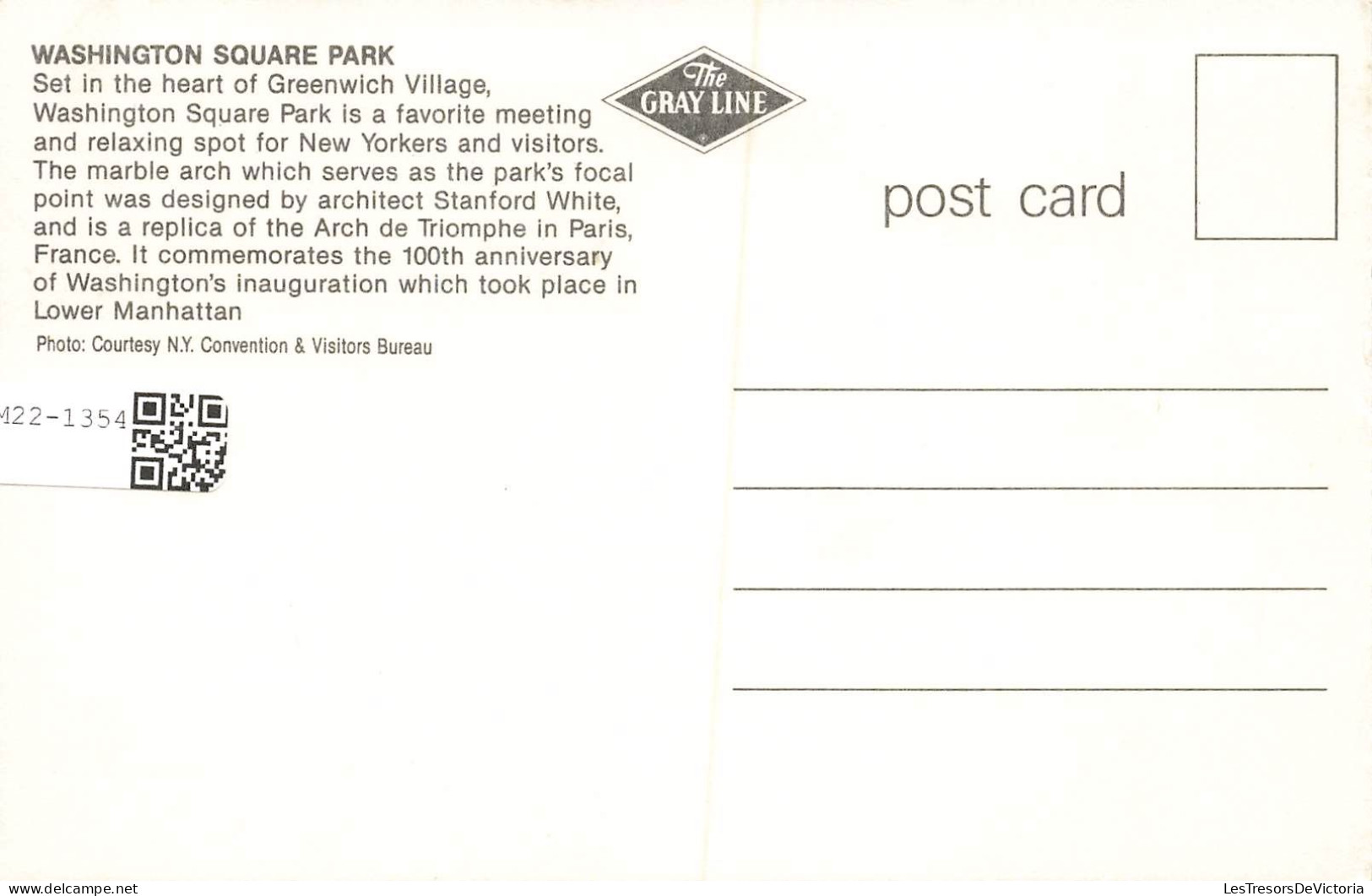 ETATS-UNIS - Washington Square Park - Animé - Colorisé - Carte Postale - Other & Unclassified