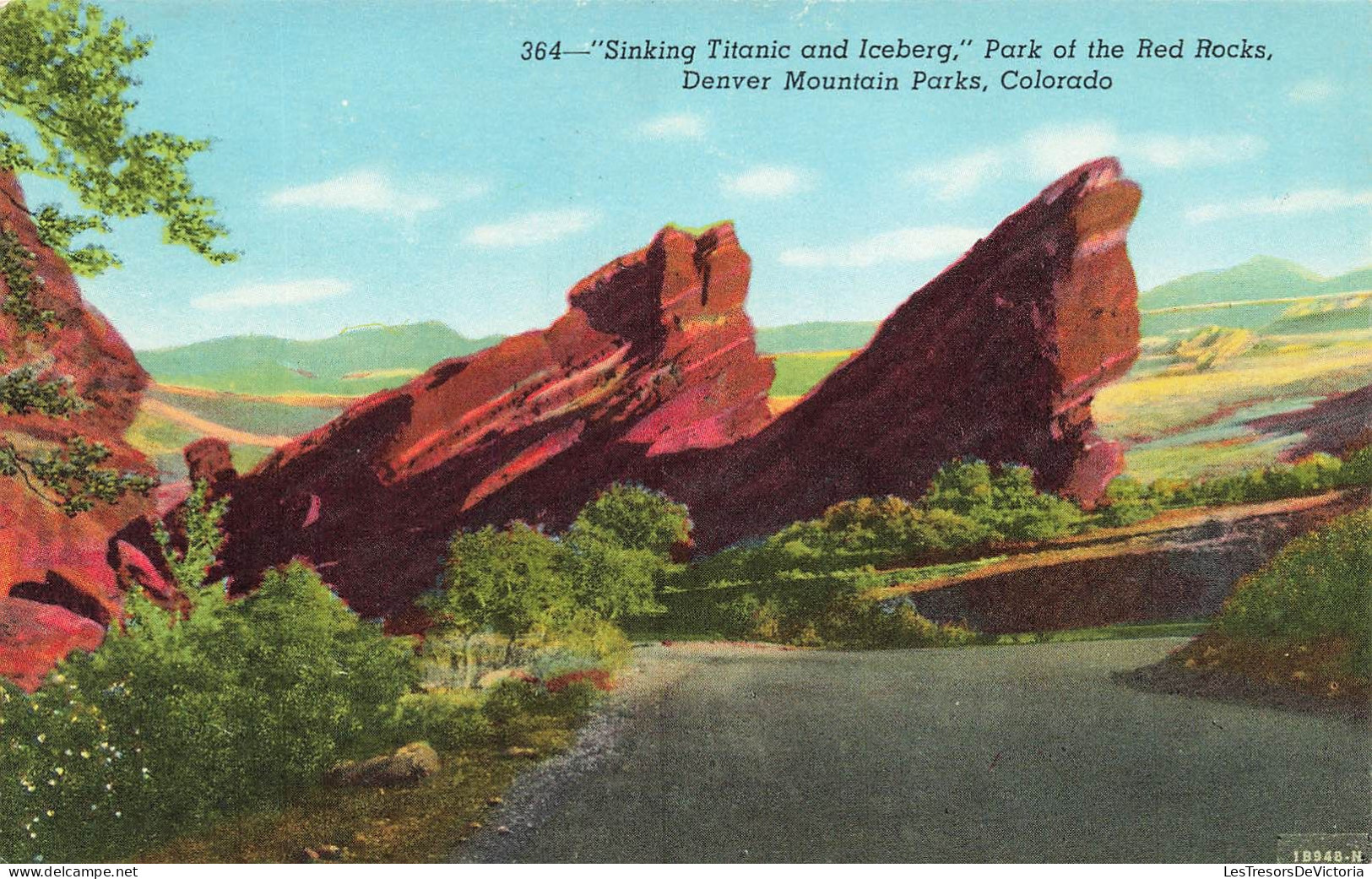 ETATS-UNIS - Denver Mountains Parks - Sinking Titanic And Iceberg - Colorisé - Carte Postale - Other & Unclassified