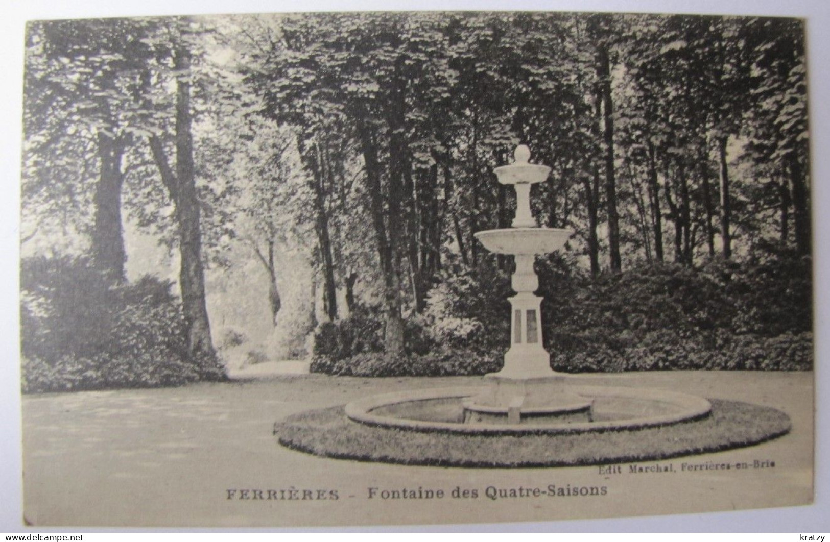 BELGIQUE - LIEGE - FERRIERES - Fontaine Des Quatre-Saisons - 1921 - Ferrieres