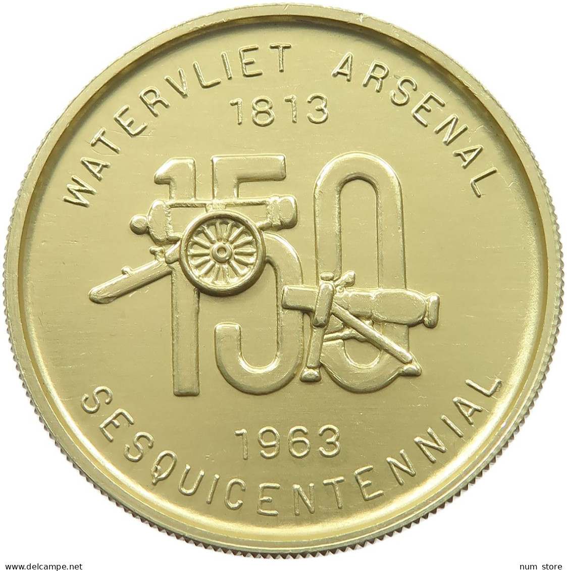 USA MEDAL 1963 WATERVLIET ARSENAL SESQUICENTENNIAL 1813-1963 TOKEN U.S. ARMY NEW YORK FACTORY #MA 024047 - Other & Unclassified