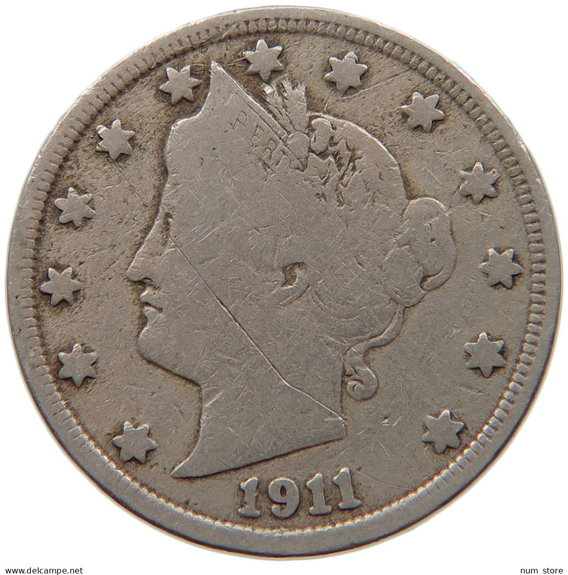 USA NICKEL 1911  #MA 067654 - 1883-1913: Liberty