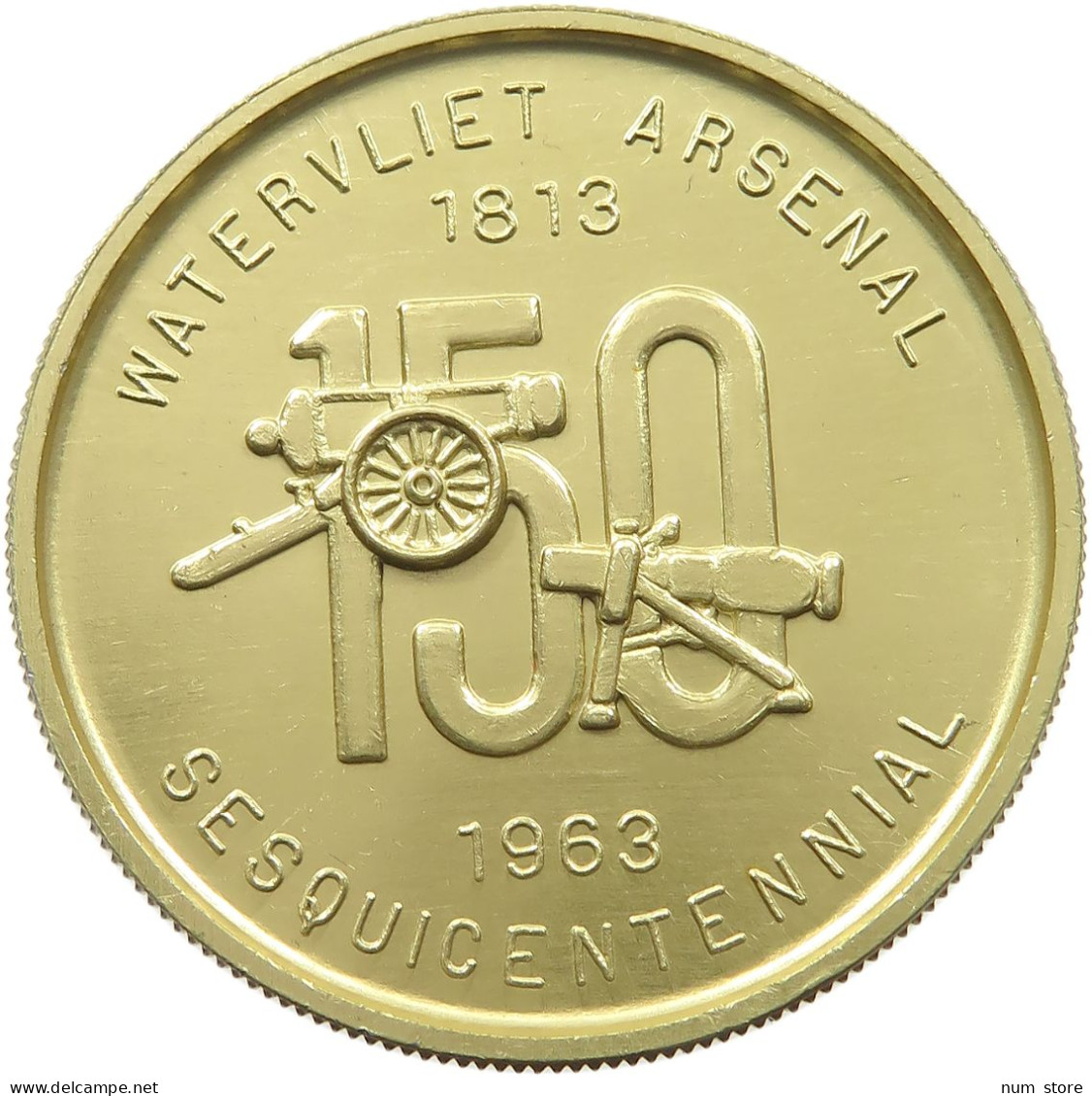 USA MEDAL 1963 WATERVLIET ARSENAL SESQUICENTENNIAL 1813-1963 TOKEN U.S. ARMY NEW YORK FACTORY #MA 024044 - Other & Unclassified