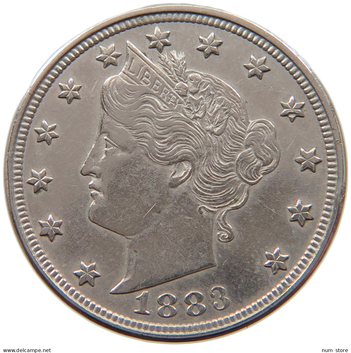 USA NICKEL - 5 CENTS 1883  #MA 002209 - 1883-1913: Liberty