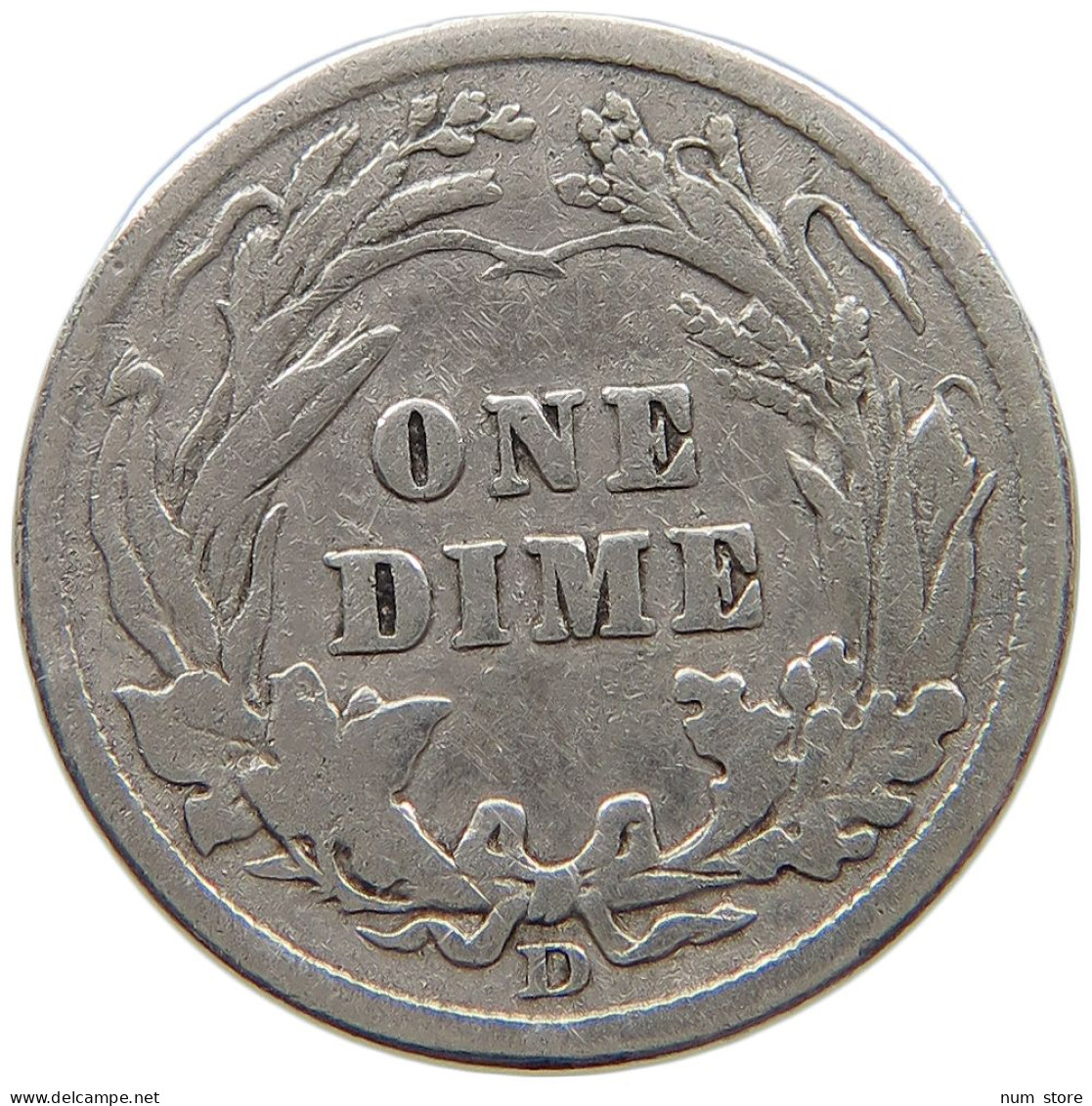 USA DIME 1906 D  #MA 021168 - 1892-1916: Barber