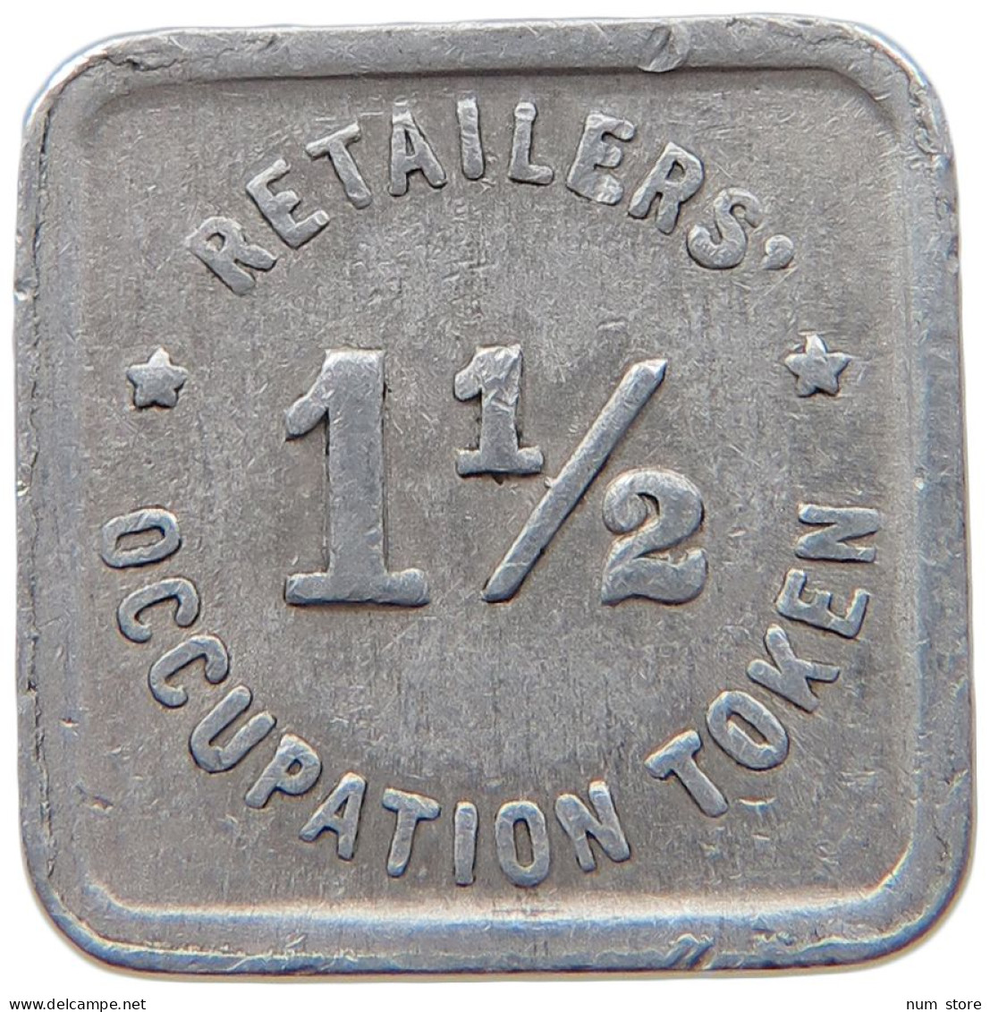 USA 1 1/2 CENT  STATE OF ILLINOIS RETAILERS OCCUPATION TOKEN #MA 067514 - Other & Unclassified