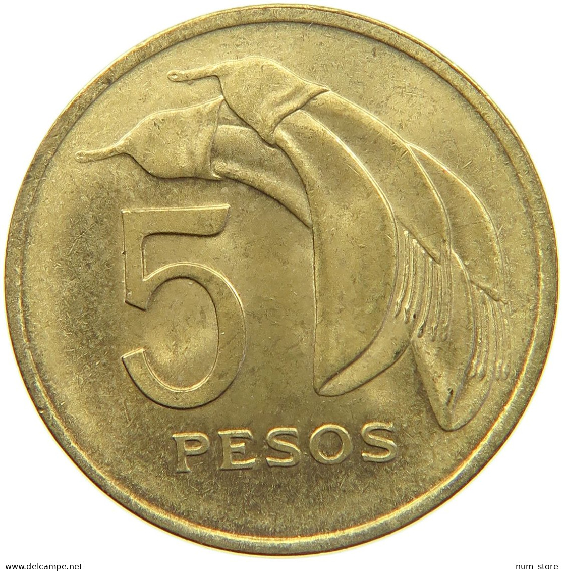 URUGUAY 5 PESOS 1969  #MA 025321 - Uruguay