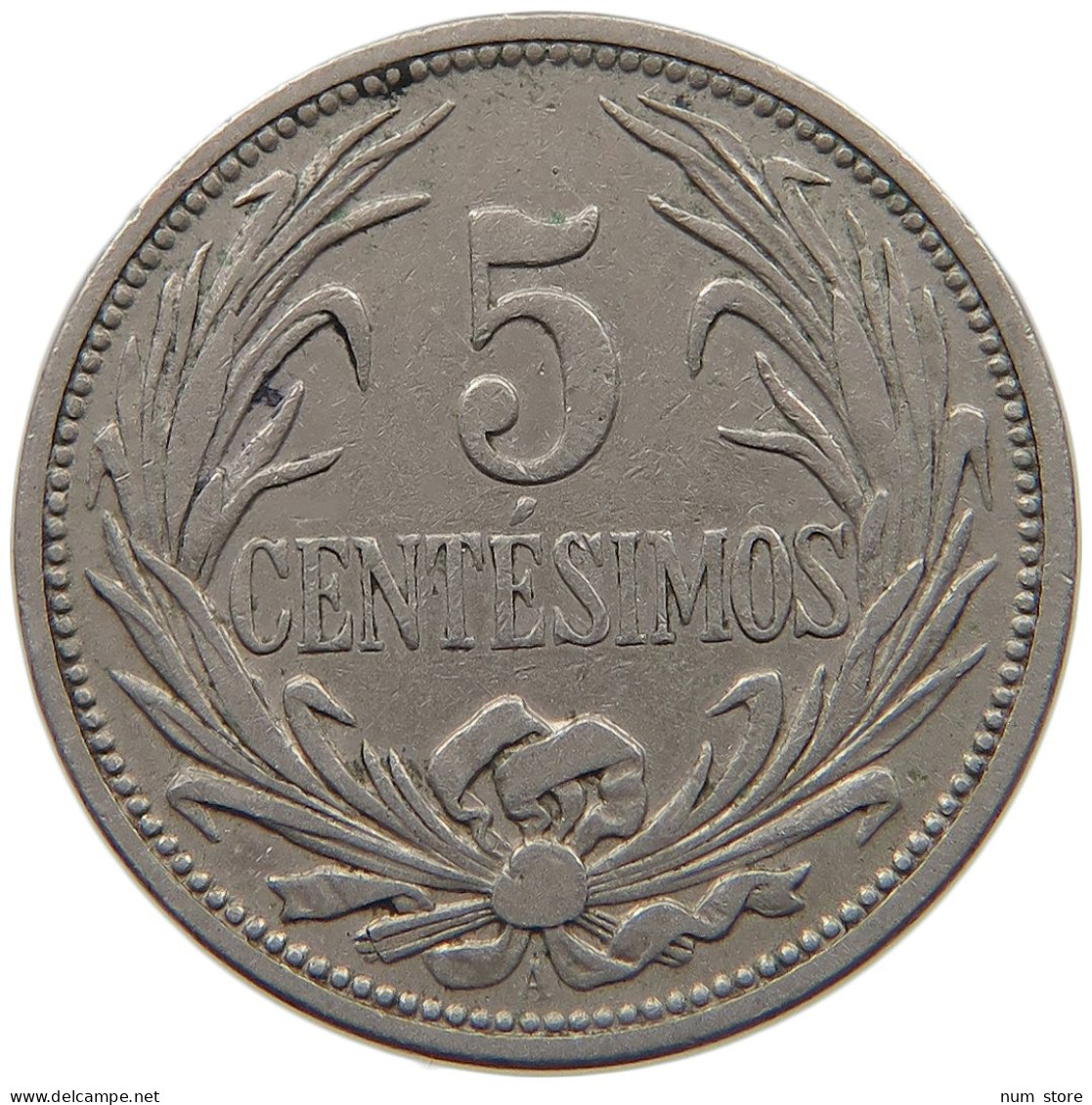 URUGUAY 5 CENTESIMOS 1936  #MA 025313 - Uruguay