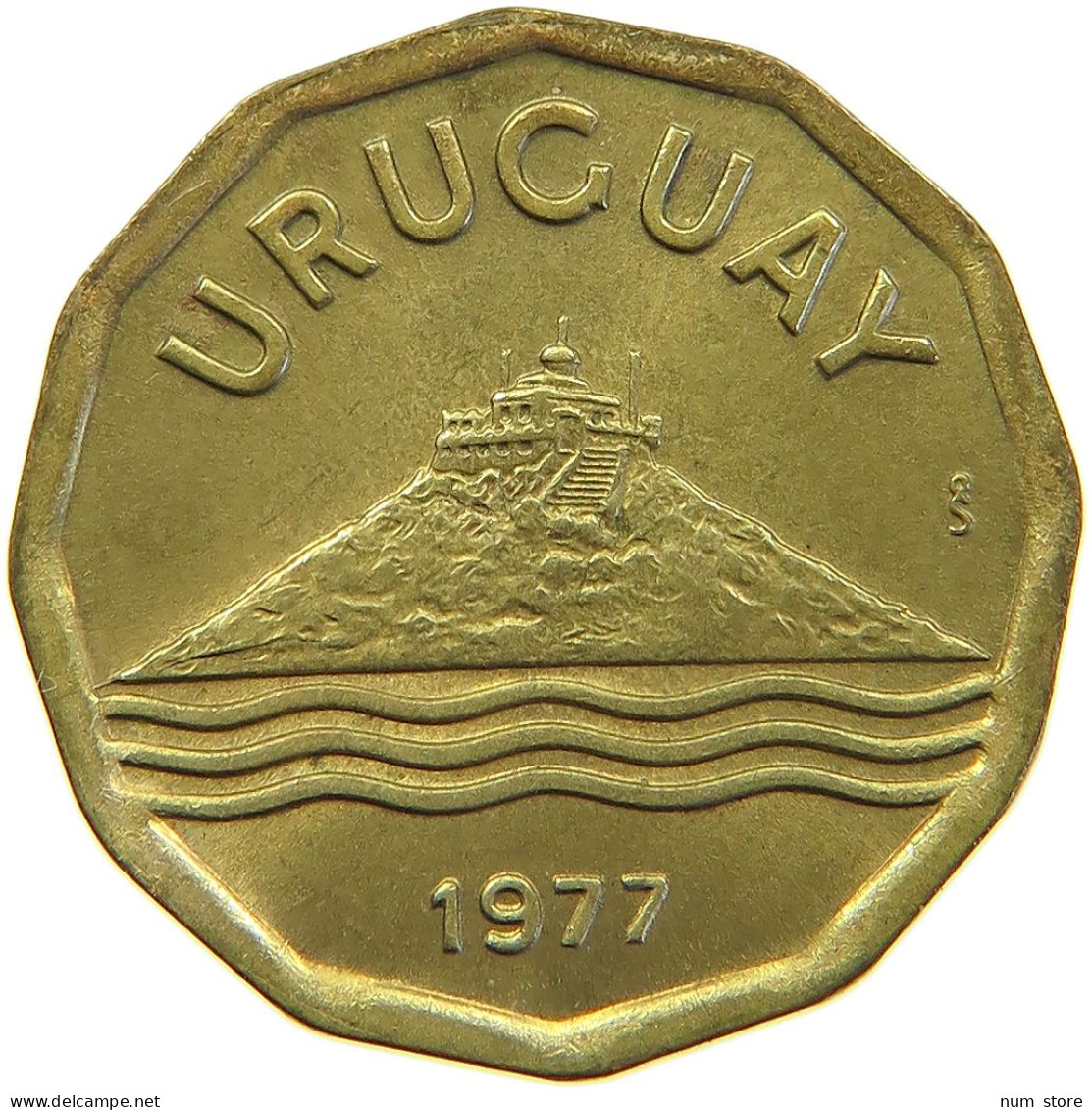 URUGUAY 20 CENTESIMOS 1977  #MA 067117 - Uruguay