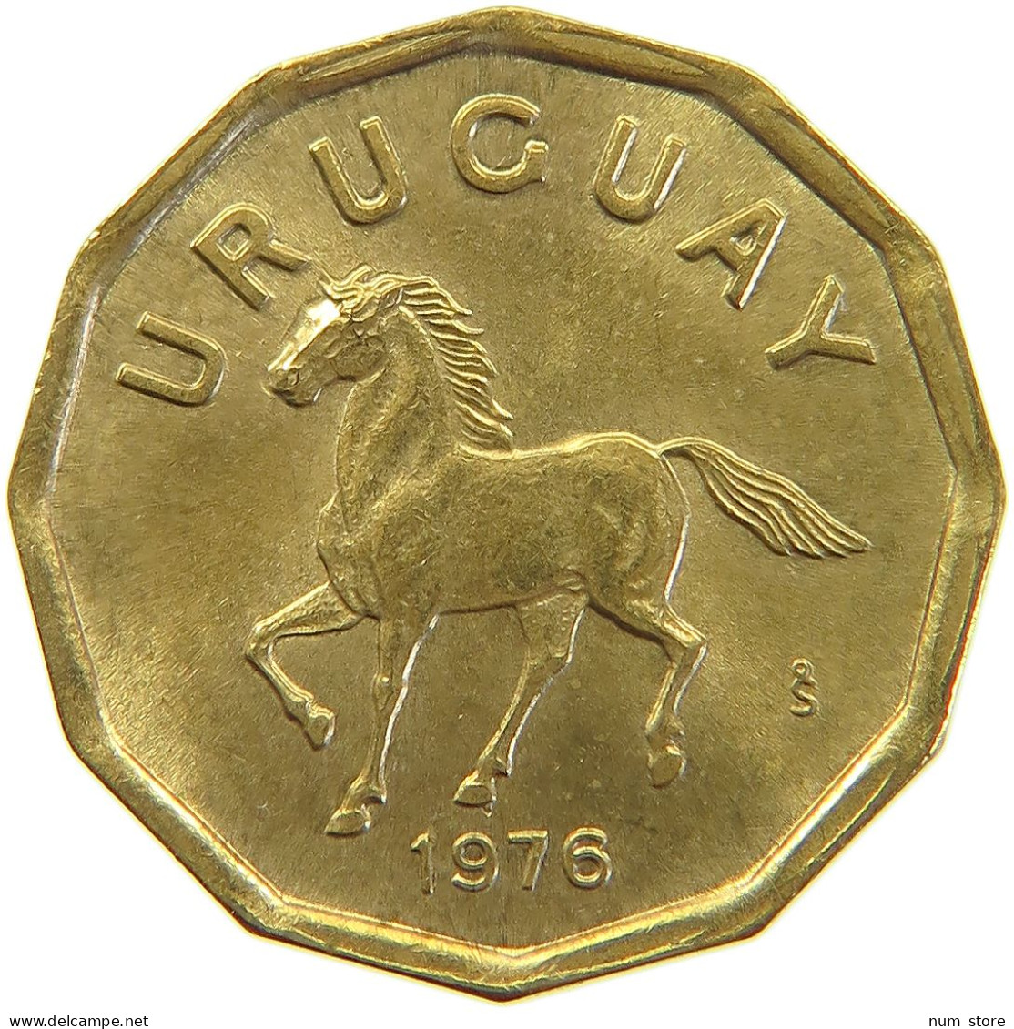 URUGUAY 10 CENTESIMOS 1976  #MA 067118 - Uruguay