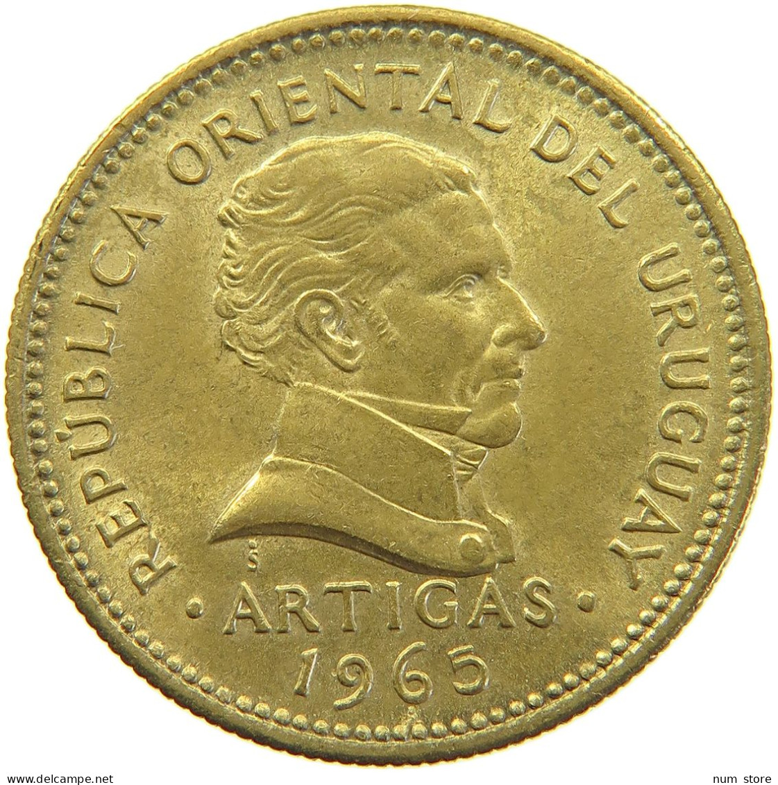 URUGUAY 10 PESOS 1965  #MA 067114 - Uruguay