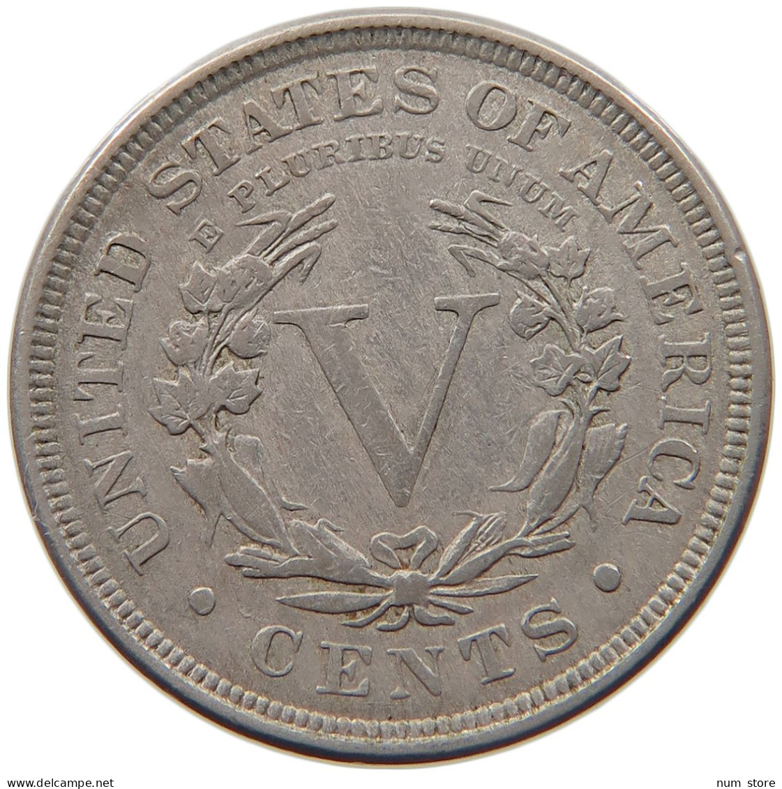 UNITED STATES OF AMERICA NICKEL 1901  #MA 099784 - 1883-1913: Liberty