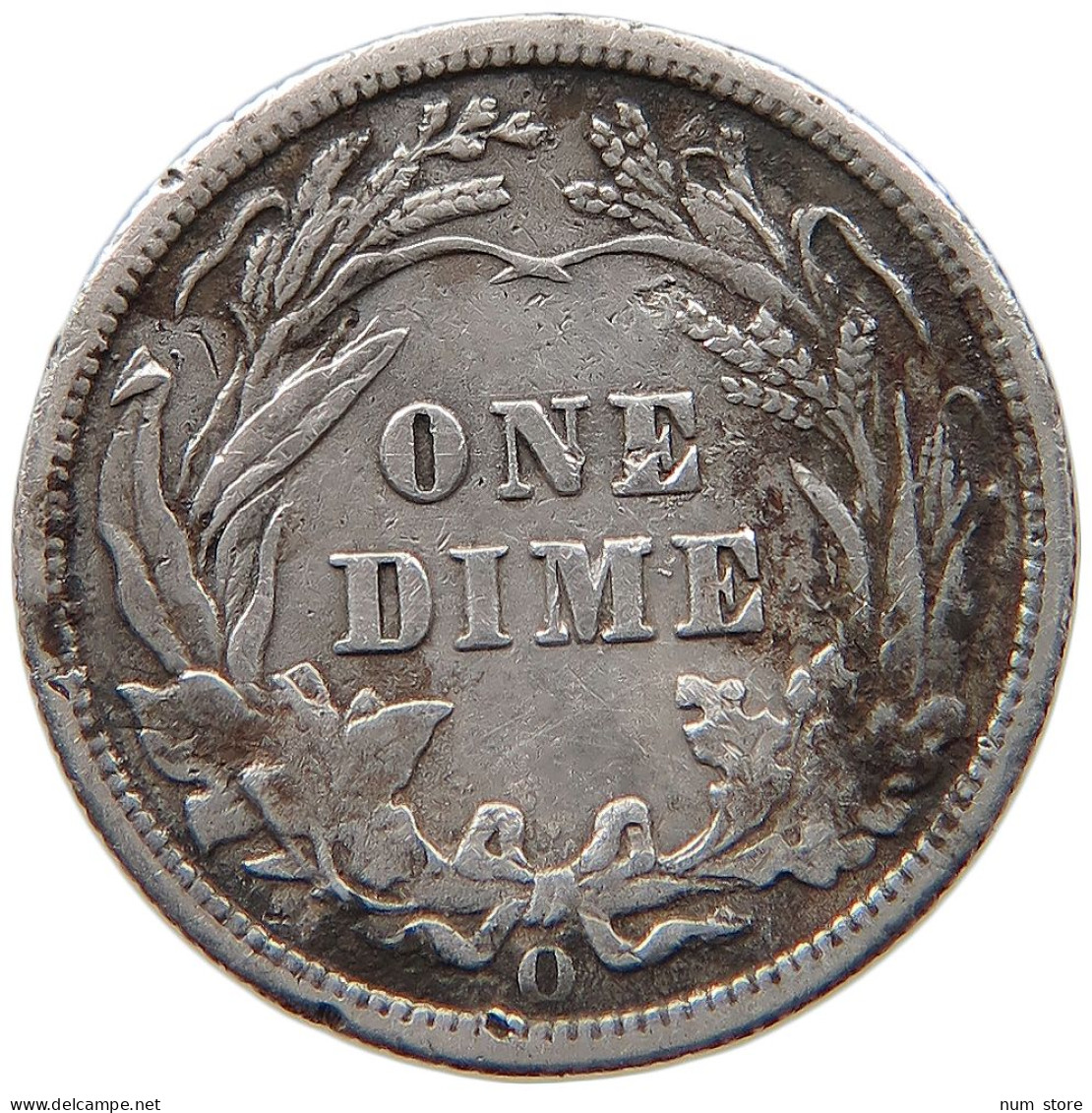 UNITED STATES OF AMERICA DIME 1908 O BARBER #MA 105426 - 1892-1916: Barber