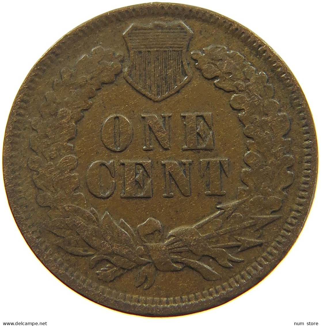 UNITED STATES OF AMERICA CENT 1872 INDIAN HEAD #MA 103876 - 1859-1909: Indian Head