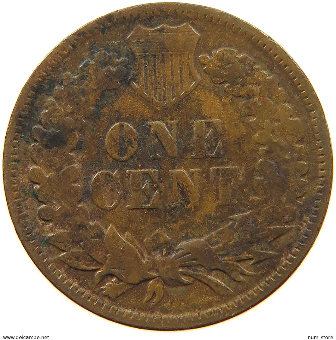 UNITED STATES OF AMERICA CENT 1882 INDIAN HEAD #MA 100792 - 1859-1909: Indian Head